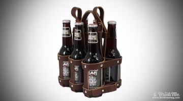 6 Pack Beer Leather Case Drinkmemag.com Drink Me