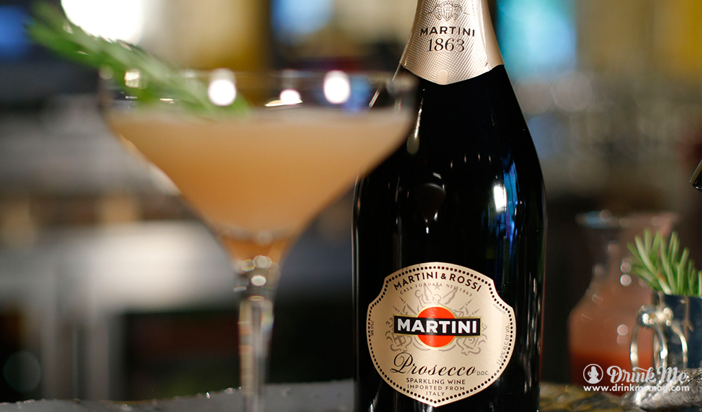 Cocktail martini bianco e prosecco