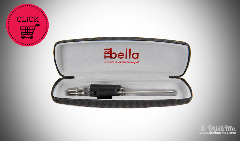 tribella wine pourer aerator drinkmemag.com drink me wine gift guide
