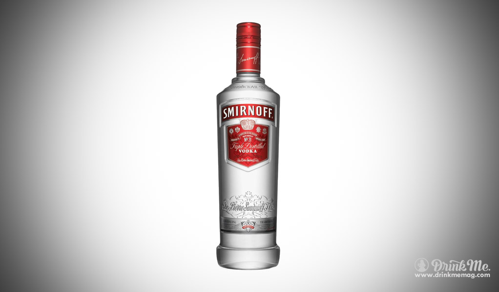 Smirnoff VOdka best popular spirits in the usa drinkmemag.com drink me