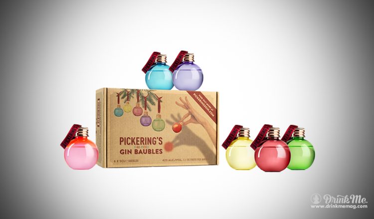 Pickering's Gin Baubles drinkmemag.com drink me Pickering's Gin Bauables
