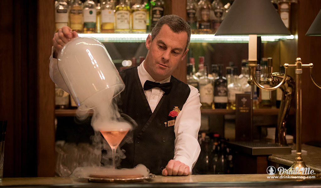 Ashford Castle - Gunpowder Blush cocktail drinkmemag.com drink me St. Paddy's Cocktails