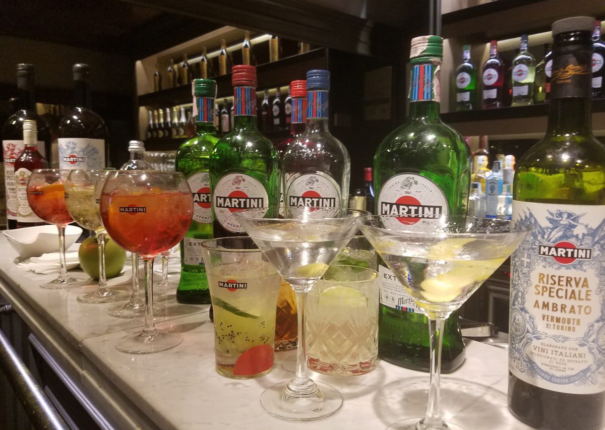 Cocktail martini bianco e prosecco